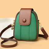 Leather Crossbody Bags for Women Shoulder Bag Messenger Phone Bag Purses
