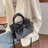 Big Bowknot Shoulder Bag Square Crossbody