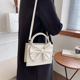 Big Bowknot Shoulder Bag Square Crossbody