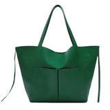 Soft Pu Leather Women Shoulder Bags Large Tote Lady Handbags
