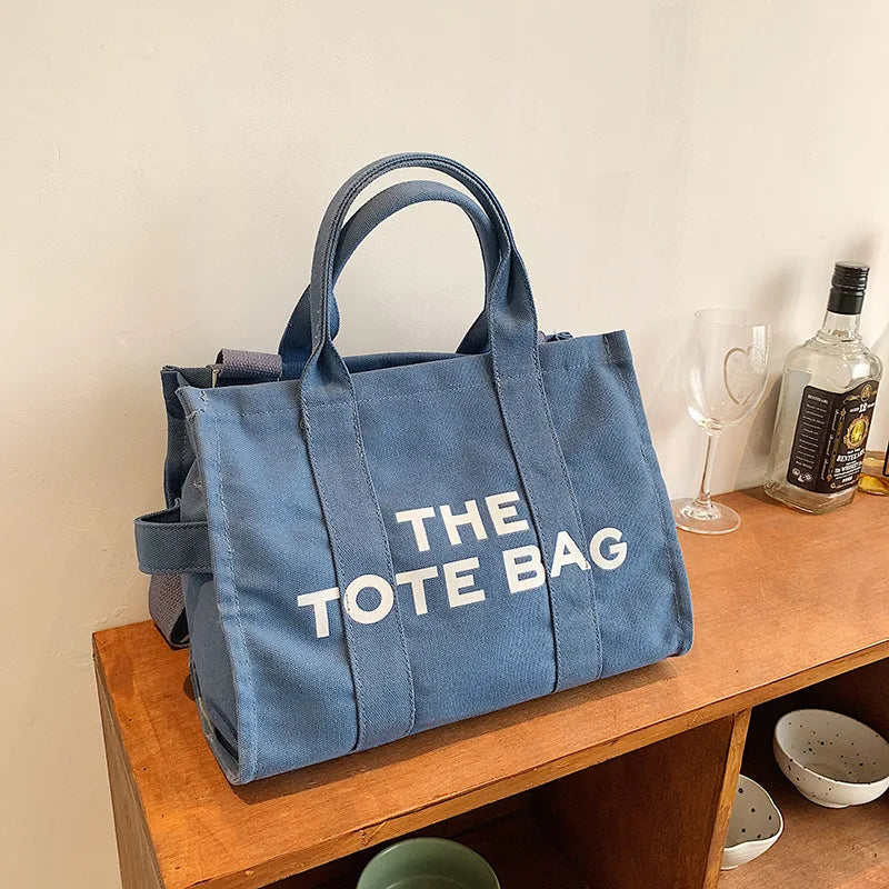 Canvas Shoulder Crossbody Bag Tote Women Handbag