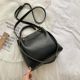 Yellow Bucket Shoulder Bag Large Tote Bags Women Handbags