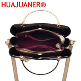Women's Leather Shoulder Bag Heart Pendant Totes Bag