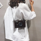 Camera Shape Box Bags for Women Chains Shoulder Messenger Bags