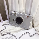 Camera Shape Box Bags for Women Chains Shoulder Messenger Bags