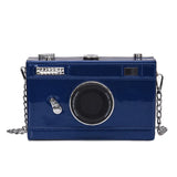 Camera Shape Box Bags for Women Chains Shoulder Messenger Bags