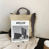 Canvas Women's Shoulder Bag Large Capacity Crossbody Bag