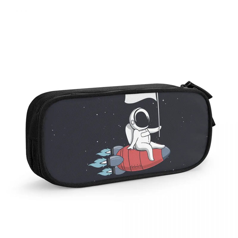 Cartoon Spaceman Pencil Case for Boys Girls