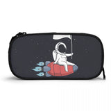 Cartoon Spaceman Pencil Case for Boys Girls