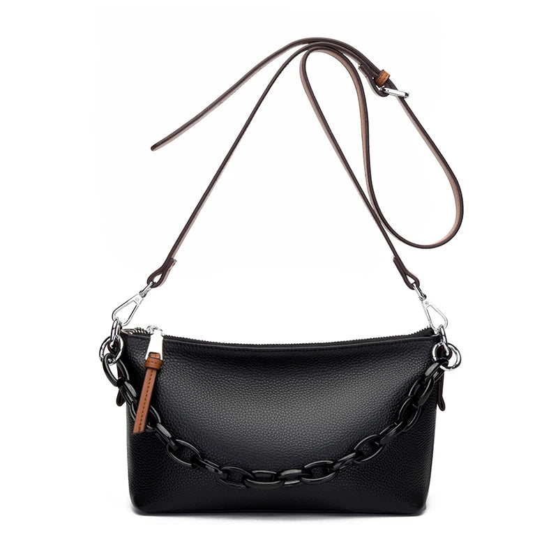 Chain Leather Handbags Women's Bag Casual Women Shoulder Messenger Bags