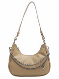 Chain Underarm Women's Shoulder Bag Pu Leather Handbags for Women
