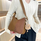 Leather Women Shoulder Messenger Evening Bag Lady Handbag Totes Solid Shopper