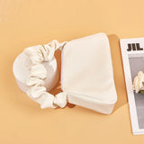 Travel Cosmetic Bag with Handle Small PVC Makeup Bag Blue
