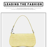 Crocodile Pattern Women Handbag Large Capacity Shoulder Bag