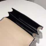 Small Square Crossbody Bag for Women PU Leather Chain Shoulder Messenger