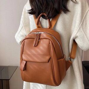 Mini Leather Backpack Women Small Bag Shoulder Girl Purses