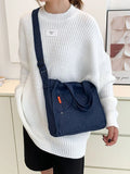 Denim Tote Bags for Women Shoulder Crossbody Bag Female Shopper