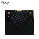 Diamond Lattice Ladies Handbag PU Leather Shoulder Bag Tote