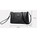 Vintage Leather Handbags Ladies Shoulder Bag