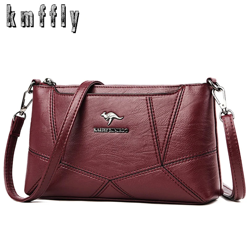 Vintage Leather Handbags Ladies Shoulder Bag