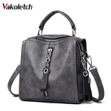 Leather Shoulder Crossbody Bag for Women Big Tote Sac Handbags KL803