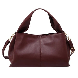 Fold Shoulder Bag Pleated Women's Handbags Soft PU Crossbody Bags