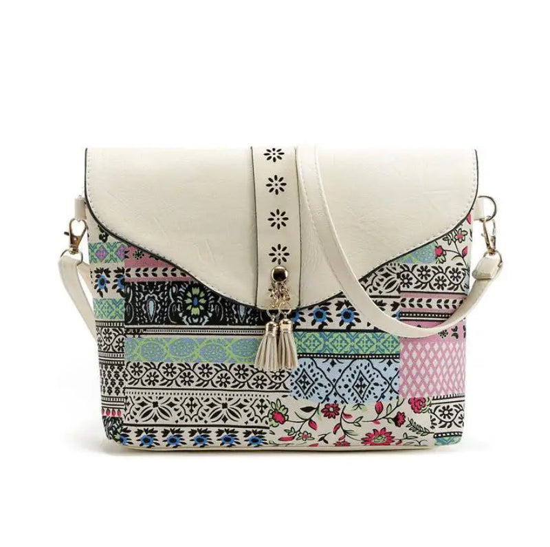 Brown Leather Crossbody Bag Casual Tote Top Hand Bag