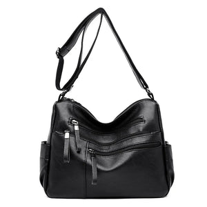 Leather Women's Messenger Bag Crossbody Shoulder Handbag