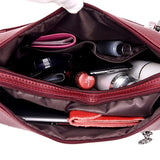 Leather Women's Messenger Bag Crossbody Shoulder Handbag