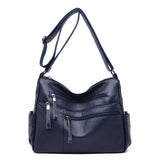 Leather Women's Messenger Bag Crossbody Shoulder Handbag