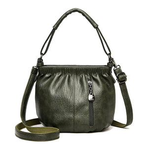 Leather Crossbody Bag for Women - Small