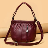 Leather Crossbody Bag for Women - Small