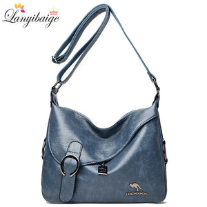 High Leather Shoulder Crossbody Bags for Women Tote Bag