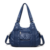 Leather Shoulder Crossbody Bags for Women Tote Bag Casual Purses