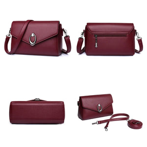High PU Leather Totes Ladies Shoulder Bag Bucket Bag Small Crossbody Bags