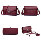 High PU Leather Totes Ladies Shoulder Bag Bucket Bag Small Crossbody Bags