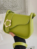 Women's Crossbody Bag Pu Leather Flap