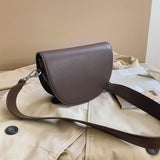 Retro Leather Shoulder Bag for Women Crossbody Bag