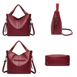 Women's Soft PU Leather Shoulder Bag Crossbody Tote Bag