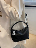 Hobos Women's Handbag Pu Leather Female Shoulder Bag
