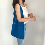 Large Capacity Woven Shoulder Bags for Women