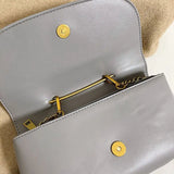 Large Pin Soft Handbag Small Square Shoulder Messenger Bag KL929