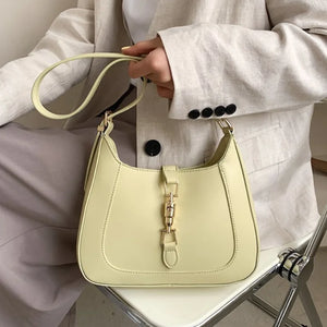 Leather Crossbody Bag for Women Underarm Purses Handbags