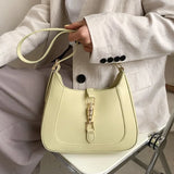 Leather Crossbody Bag for Women Underarm Purses Handbags