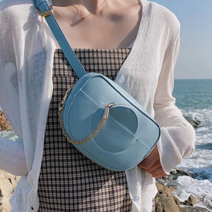 Leather Waist Bag Female Chest Bags Belt Bag Lady Small Bags for Women