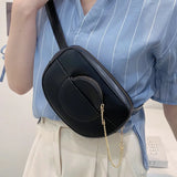 Leather Waist Bag Female Chest Bags Belt Bag Lady Small Bags for Women