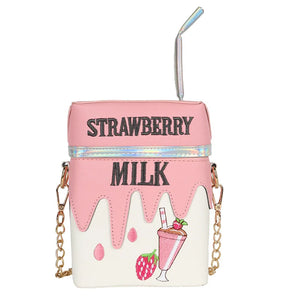 Lemon Strawberry Shoulder Bag Funny Purse for Women