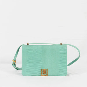 Lizard Pattern Shoulder Bag Square Crossbody Bags for Women