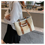 Straw Crossbody Shoulder Bag Hand Woven Summer Handbags Casual Beach Tote