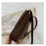 Women Leather Crossbody Shoulder Bag Top Handle Underarm Bag